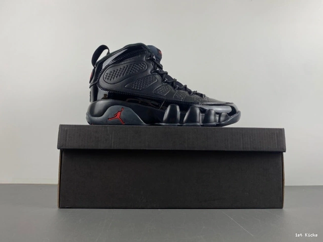 1st Kicks Jordan Patent 302370-014 Air Retro Bred 9 0812